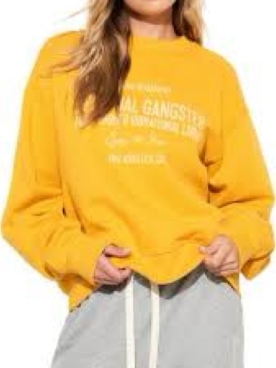 Spiritual Gangster Tops - Spiritual Gangster Trip La Brea Crewneck Sweatshirt Sunny Size Medium NWT
